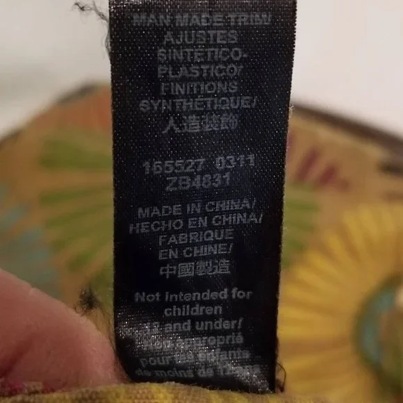 Cream Knit Canvas Floral Pattern Satchel Bag - Picture 11 of 12